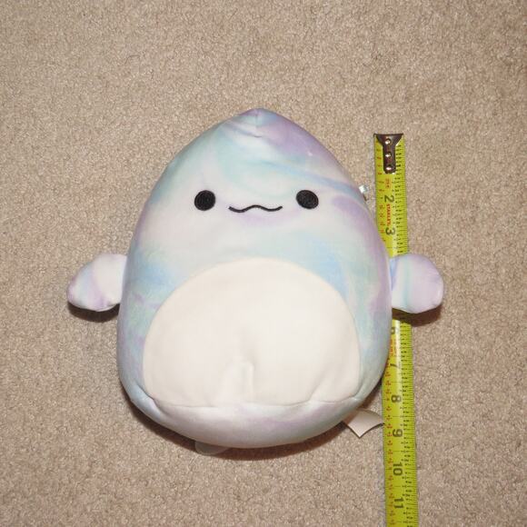 Kellytoy Squishmallows Laslow the Beluga Whale Plush Stuffed Toy - Picture 6 of 6